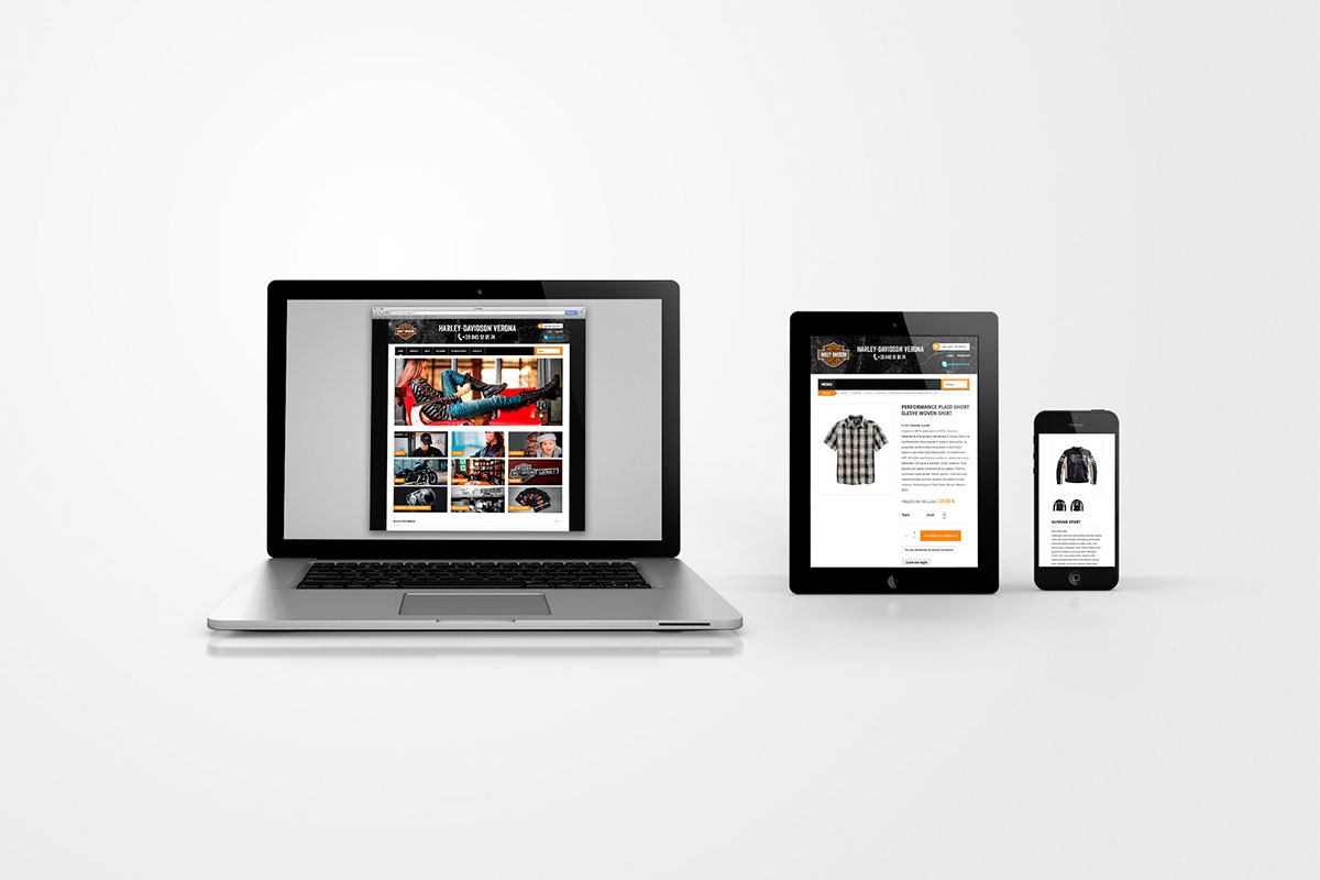 Harley Davidson Verona sito web responsive