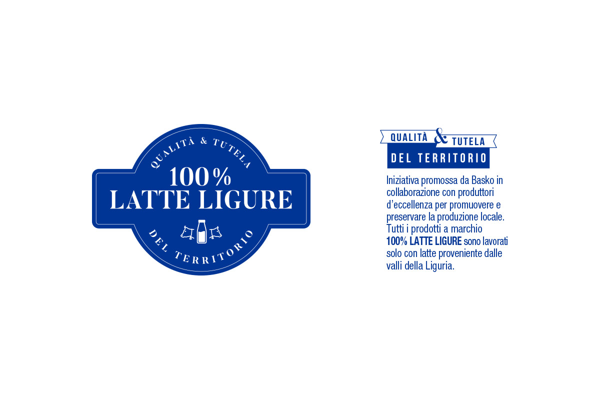 100% latte ligure logo qualità e tutela