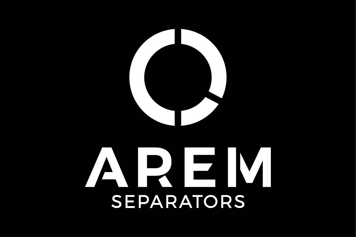 Arem Separators Logo bianco