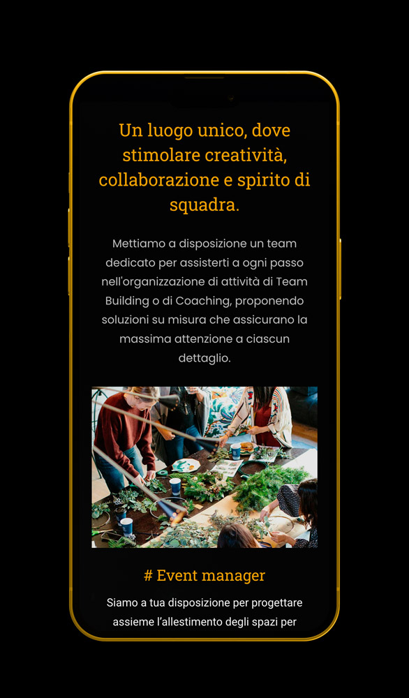 Portale Ostiense Website landing page
